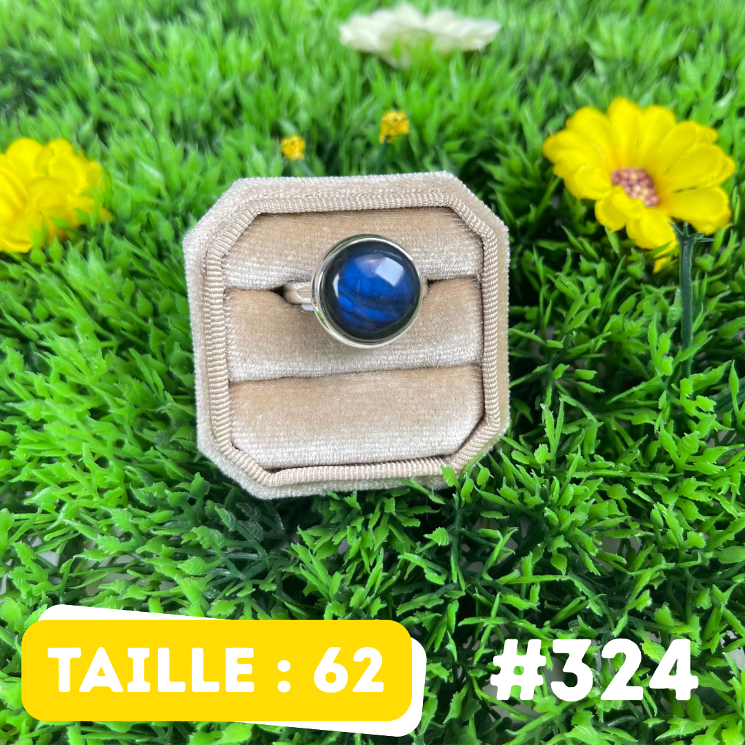 Bague Labradorite Bluefire #324