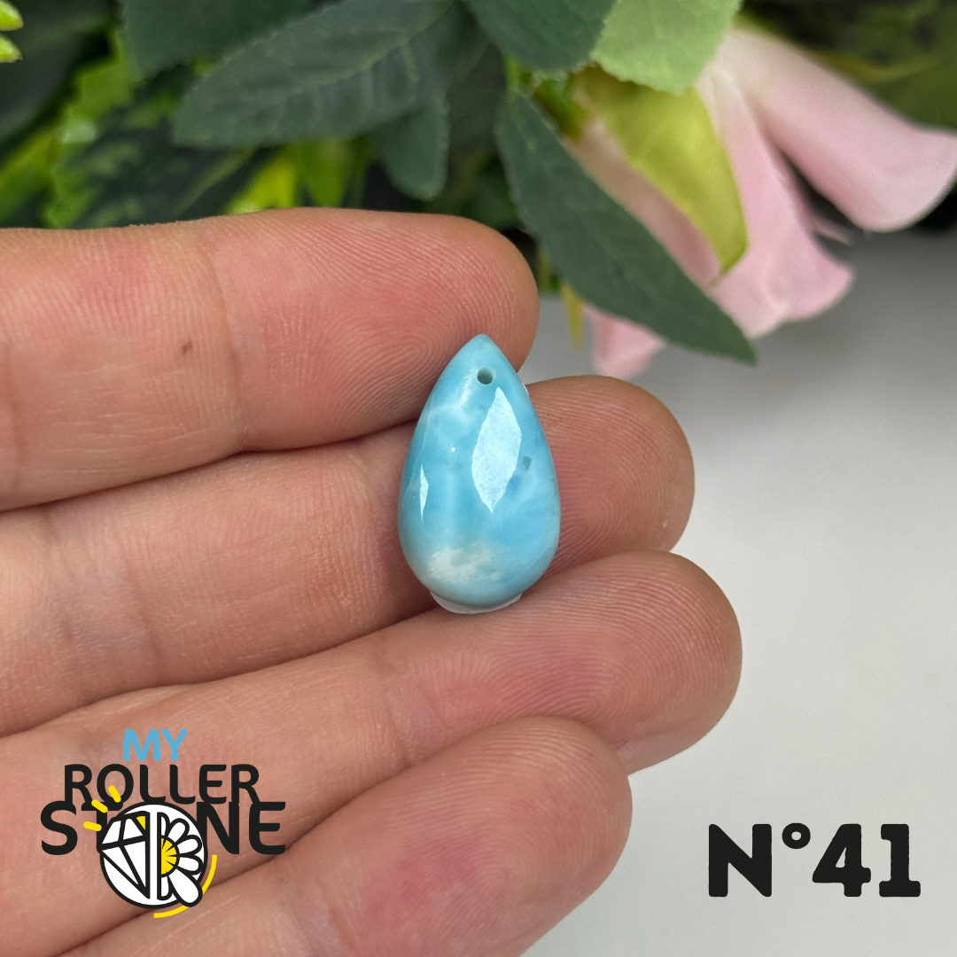 Pendentif Larimar 5A percé
