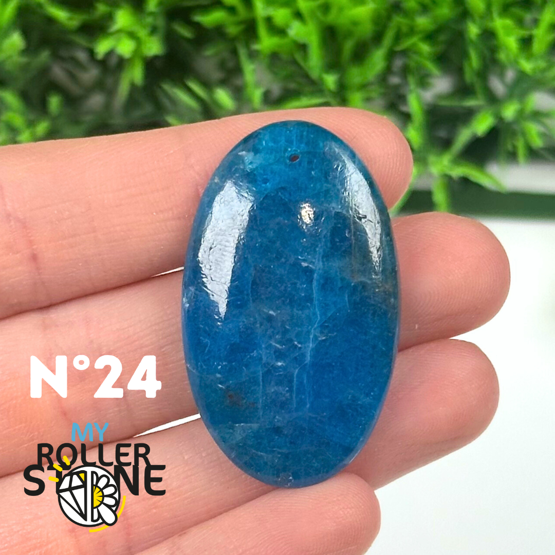 Pendentif Apatite bleue 5A