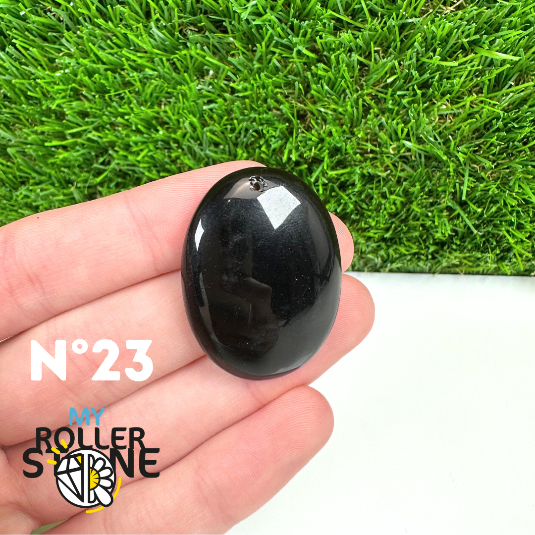 Pendentif Percé Tourmaline Noire