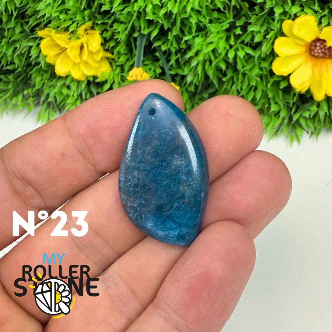 Pendentif Apatite bleue 3A