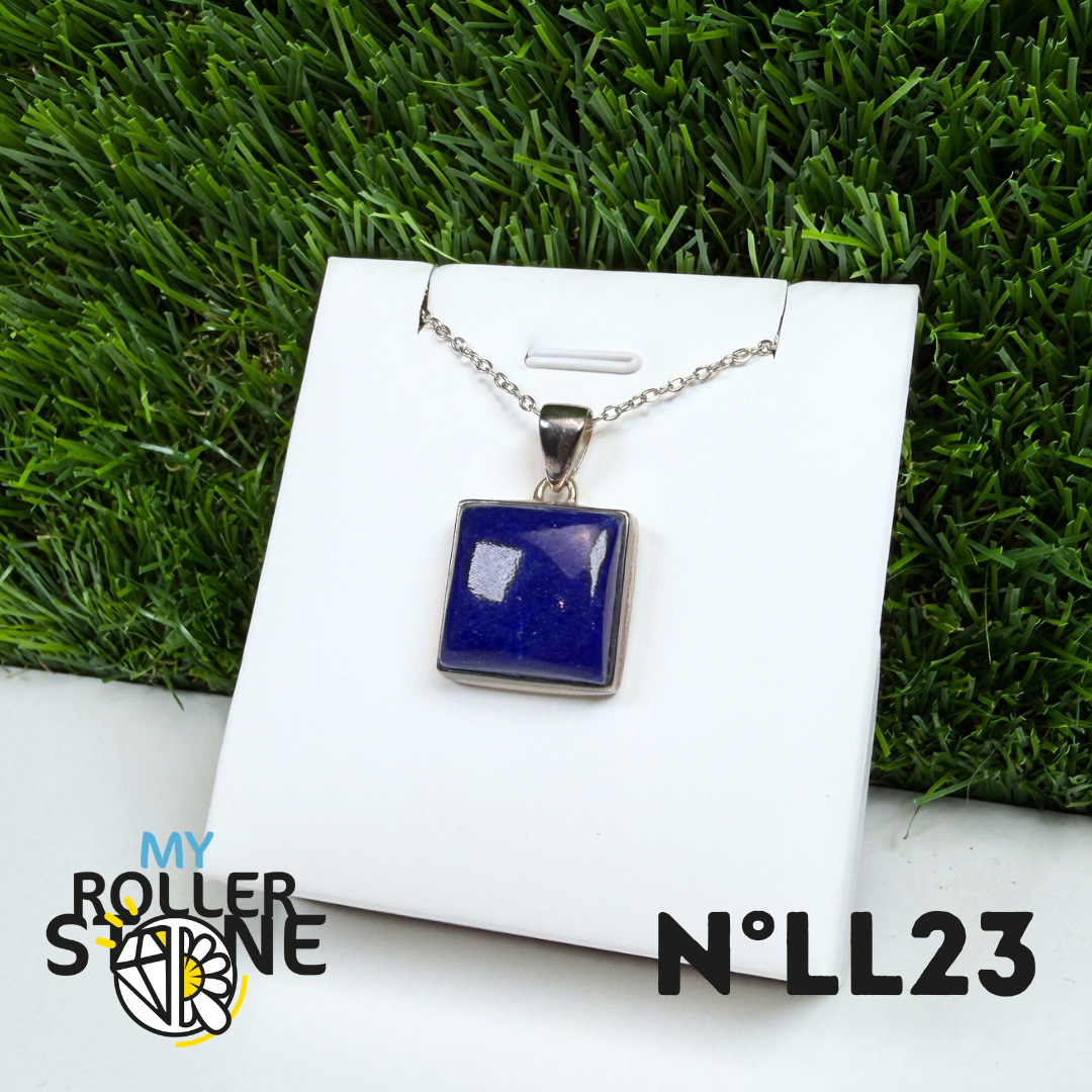 Pendentif Argent 925 Lapis Lazuli #23