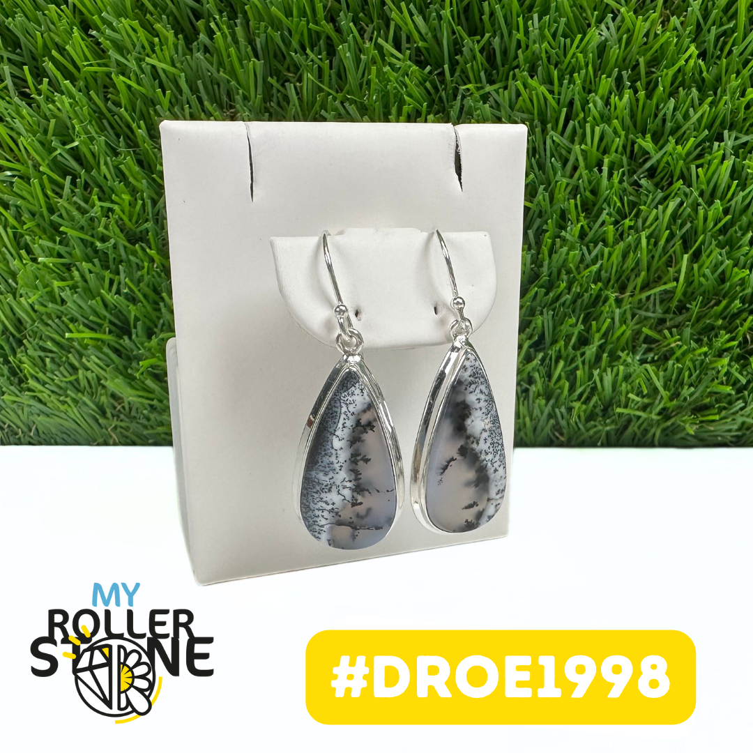 Boucles d'Oreilles Opale Dendritique #DROE1998