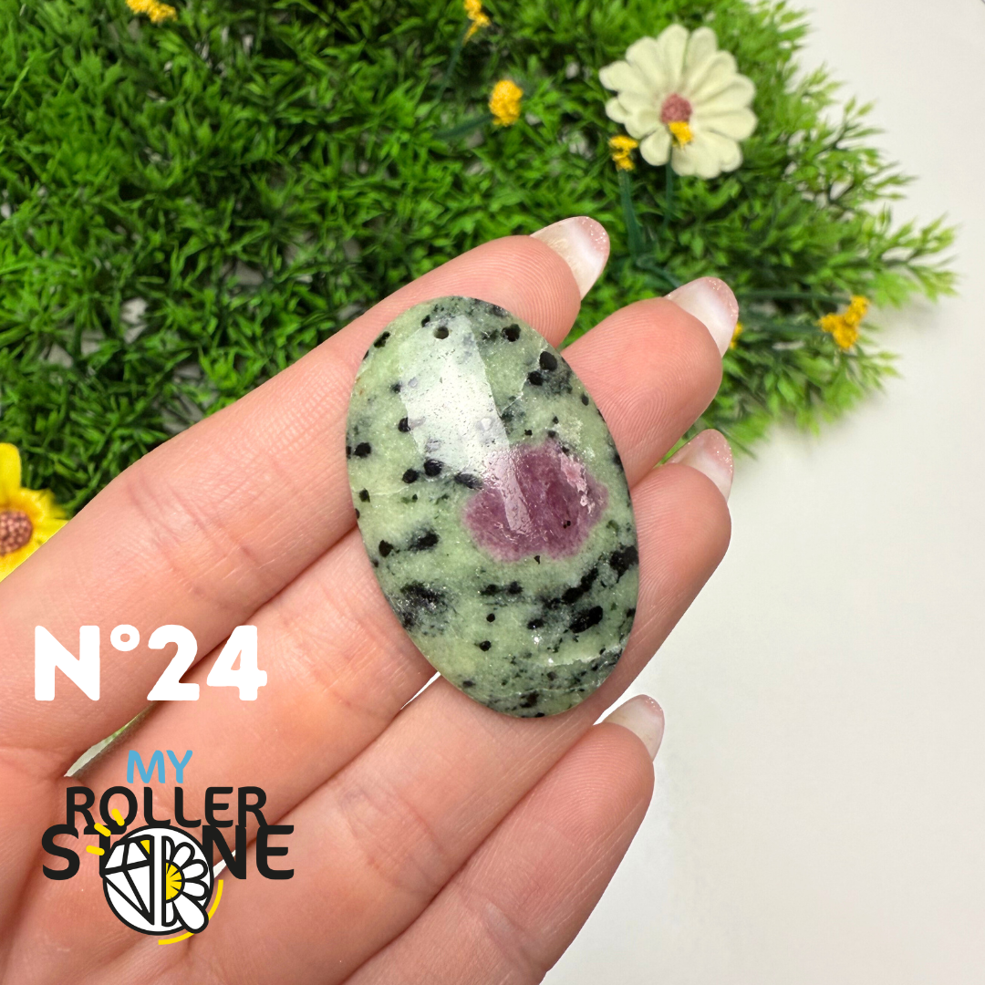 Pendentif Ruby Zoïsite 5A percé