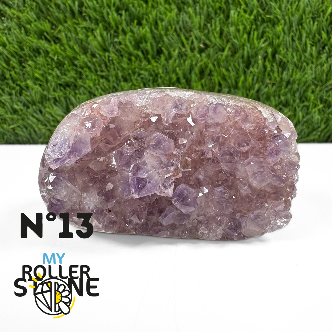 Géode Améthyste Rose du Brésil #13