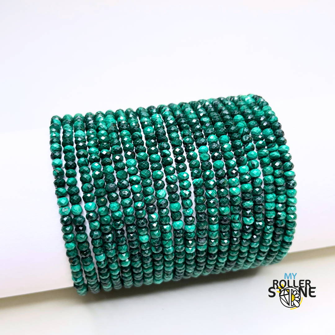 Bracelet Facetté Malachite