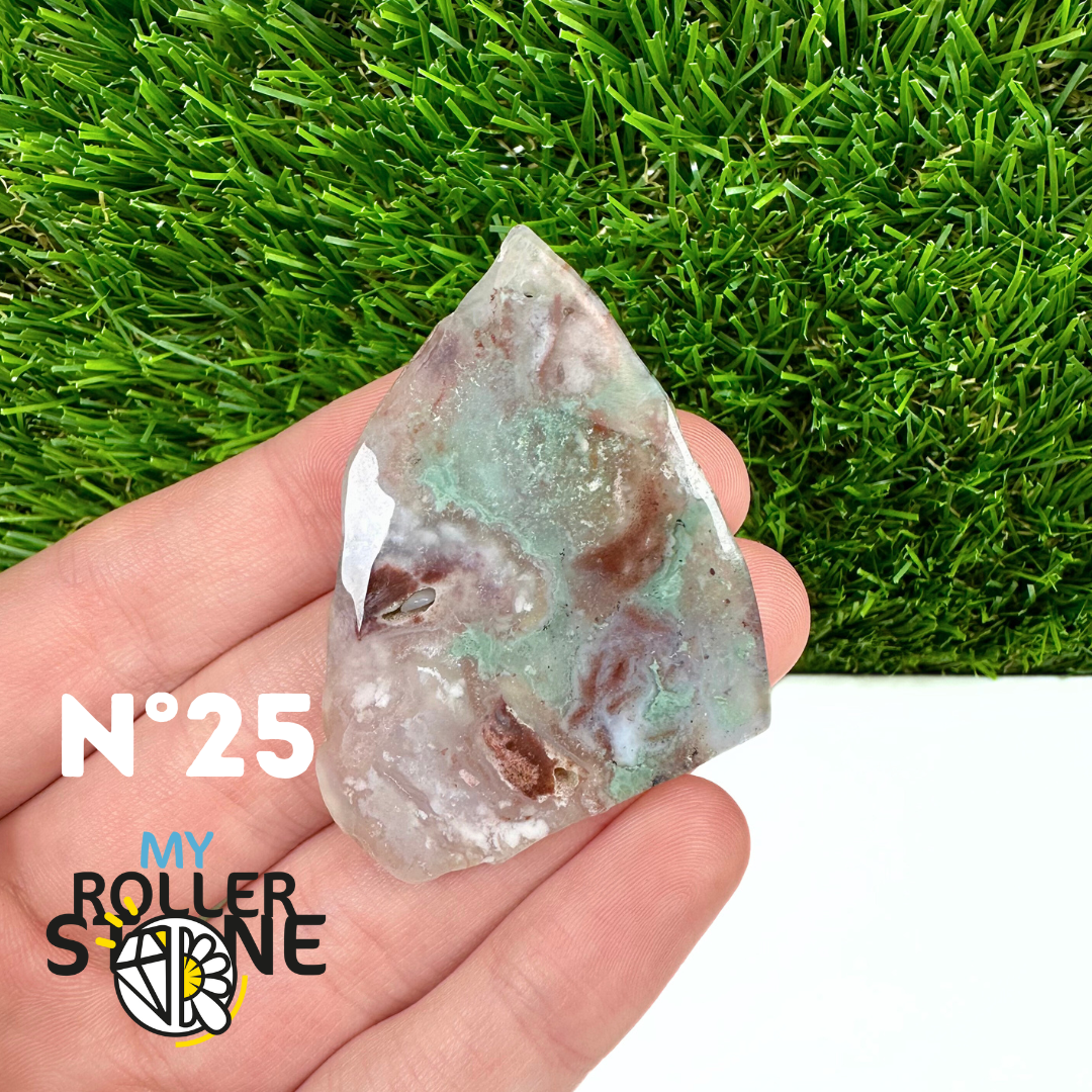 Pendentif Percé Aquaprase tranche 5A