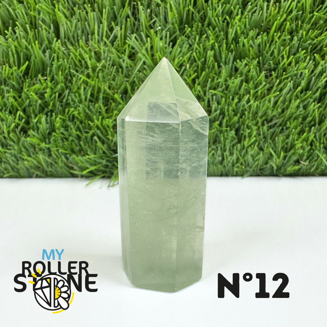 Pointes Pierre Fluorite Arc-en-Ciel Pastel