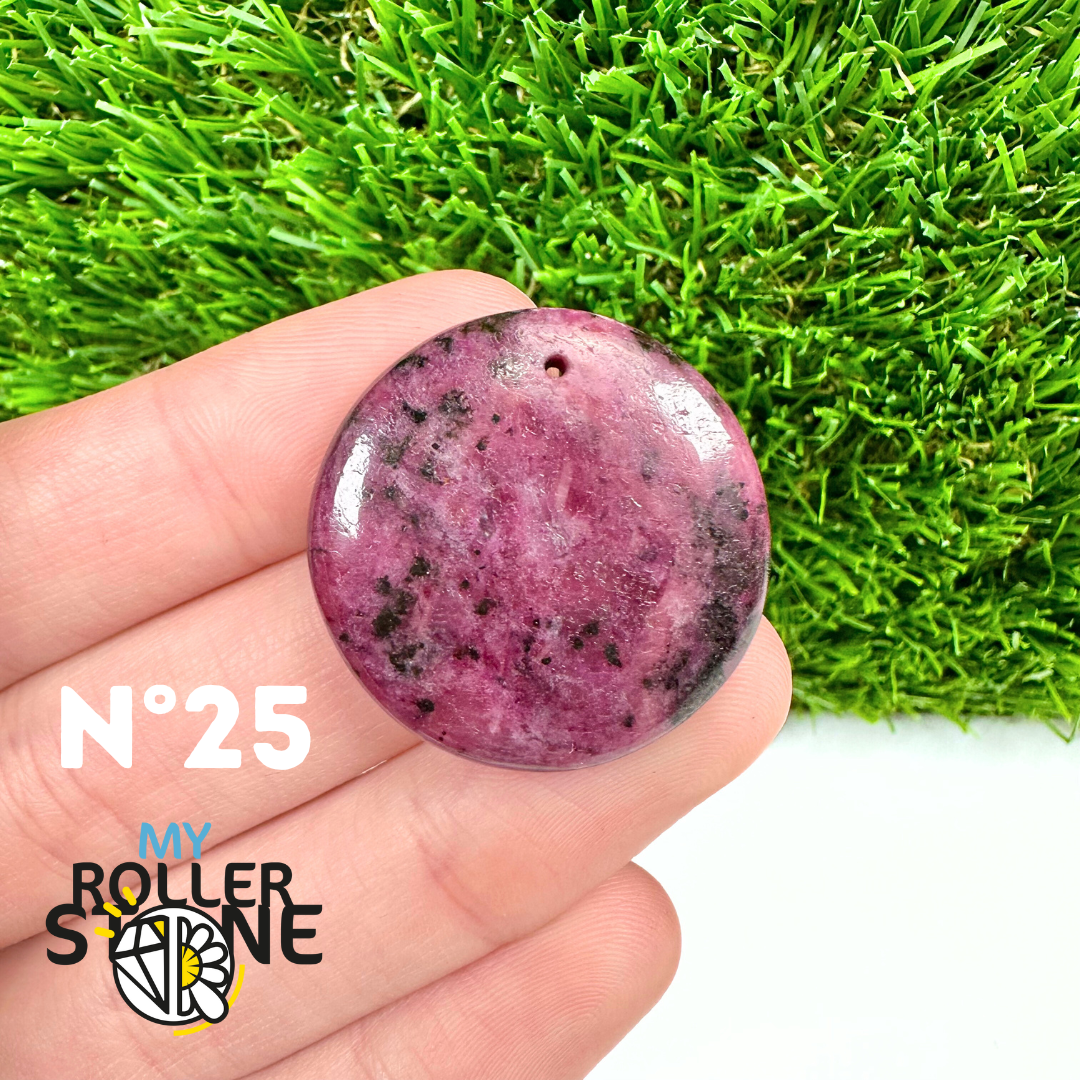 Pendentif Percé Rubis 3A