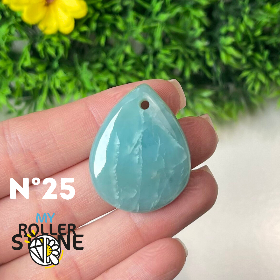 Pendentif Larimar 5A percé