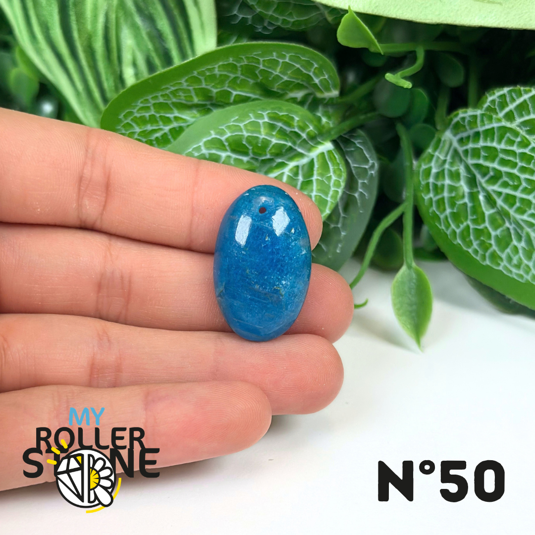 Pendentif Apatite bleue 5A