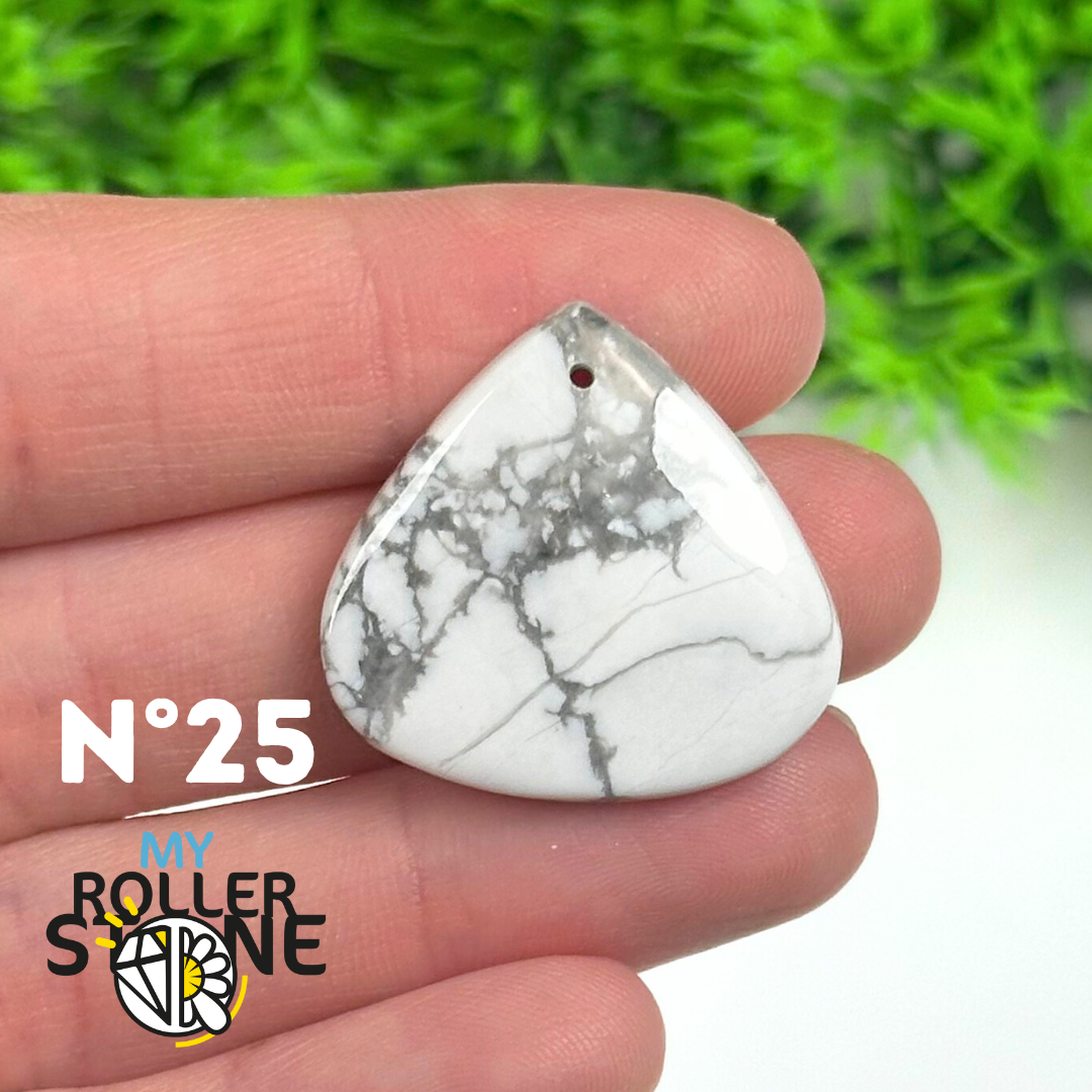 Pendentif Howlite 5A