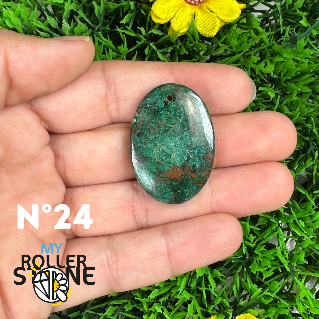 Pendentif Percé Chrysocolle