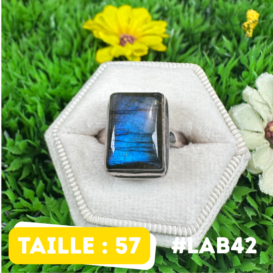 Bague Labradorite Bluefire #LAB42