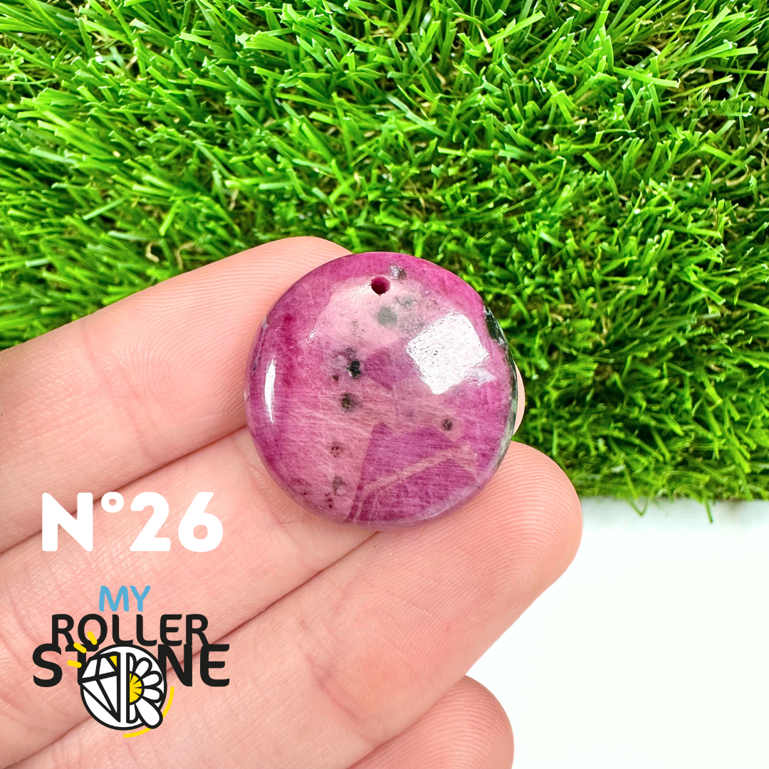 Pendentif Percé Rubis 3A