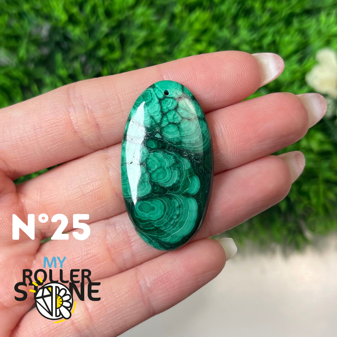 Pendentif Malachite 5A percé