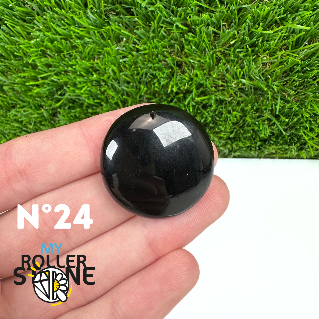 Pendentif Percé Tourmaline Noire