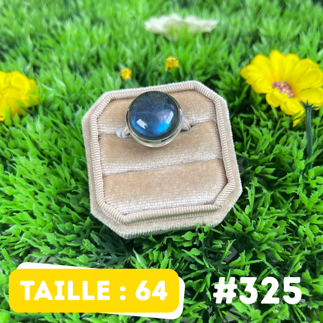 Bague Labradorite Bluefire #325