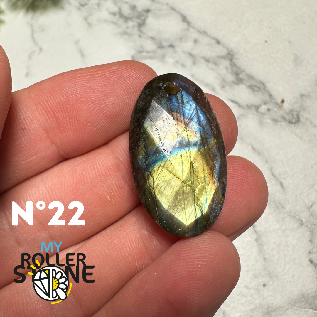 Pendentifs Labradorite forme Libre Facettée