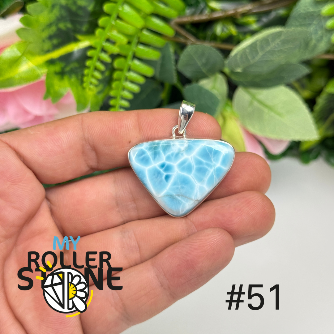 Pendentif argent larimar #IP51