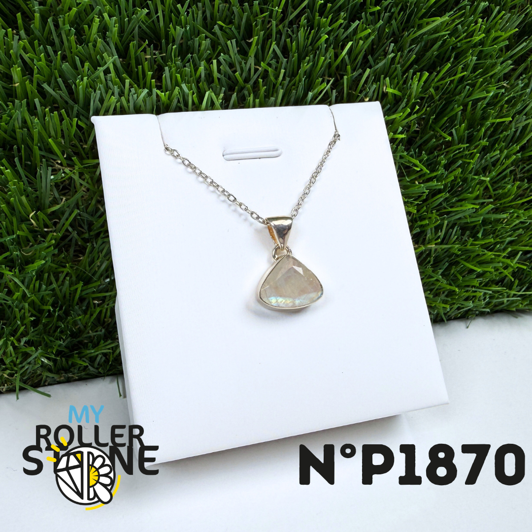 Pendentif Pierre de Lune Argent P1870