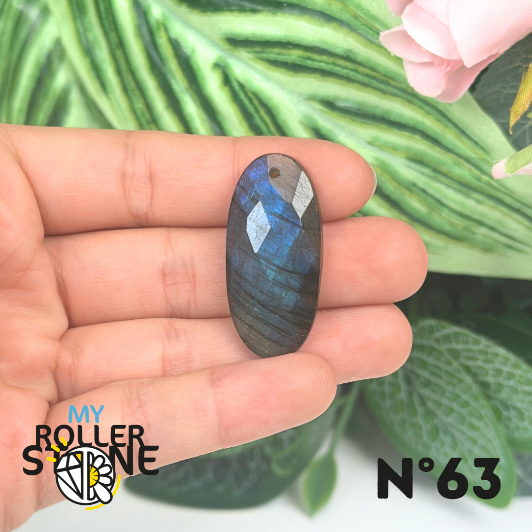 Pendentifs Labradorite Blue Fire Facettée 5A