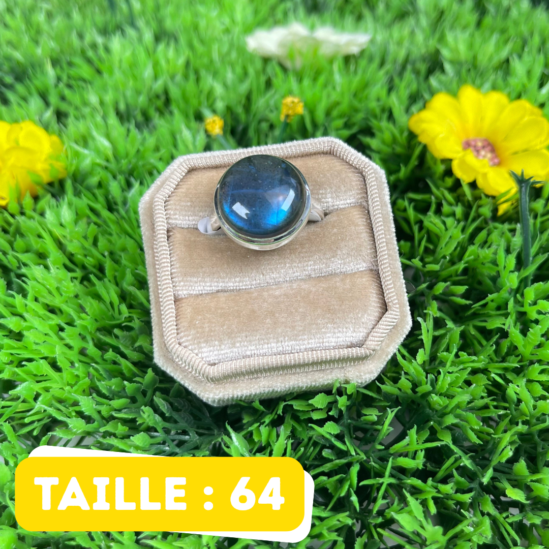 Bague Labradorite Bluefire #325