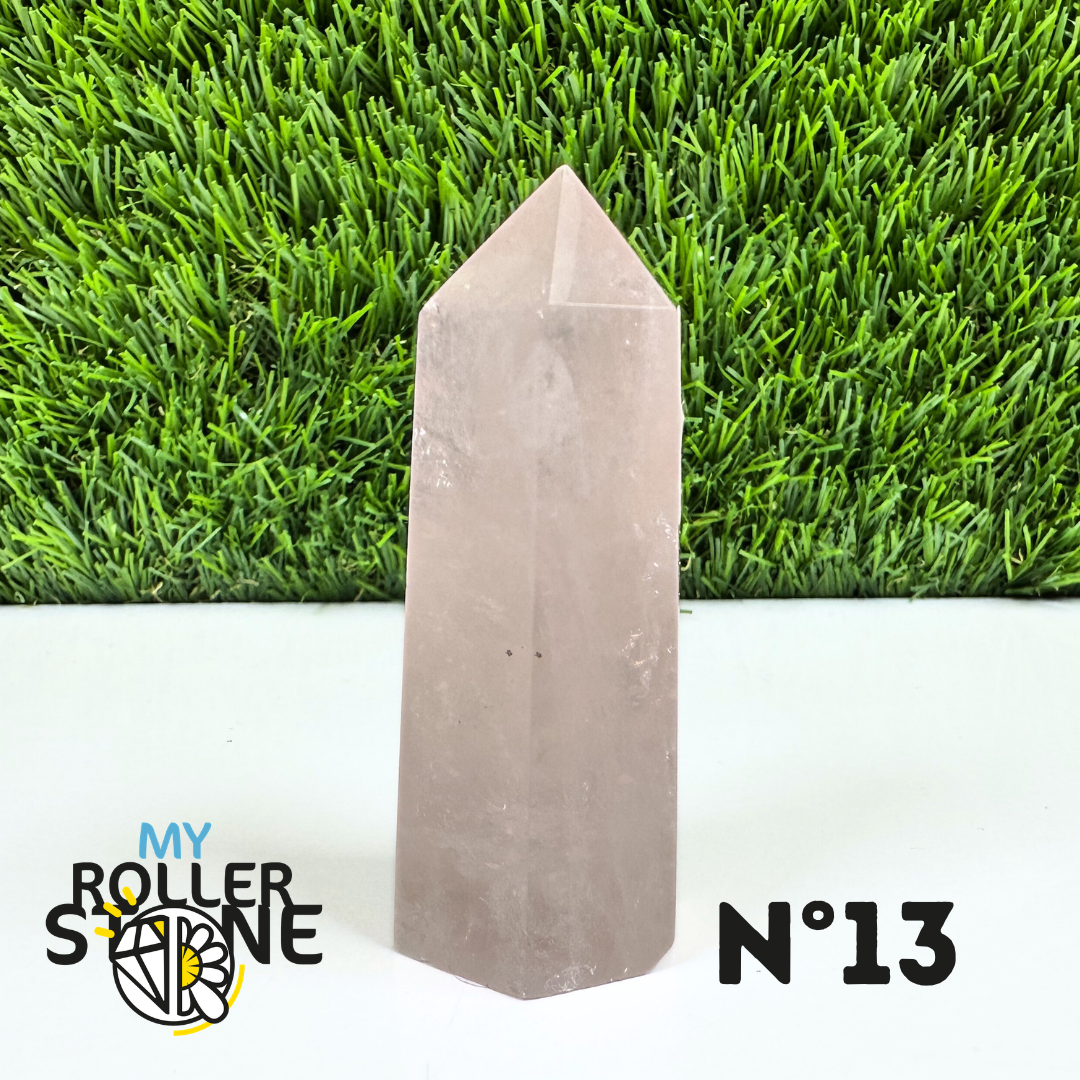 Pointes Pierre Quartz Rose