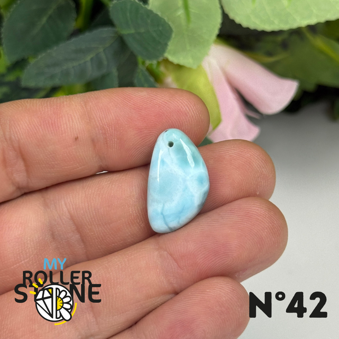 Pendentif Larimar 5A percé
