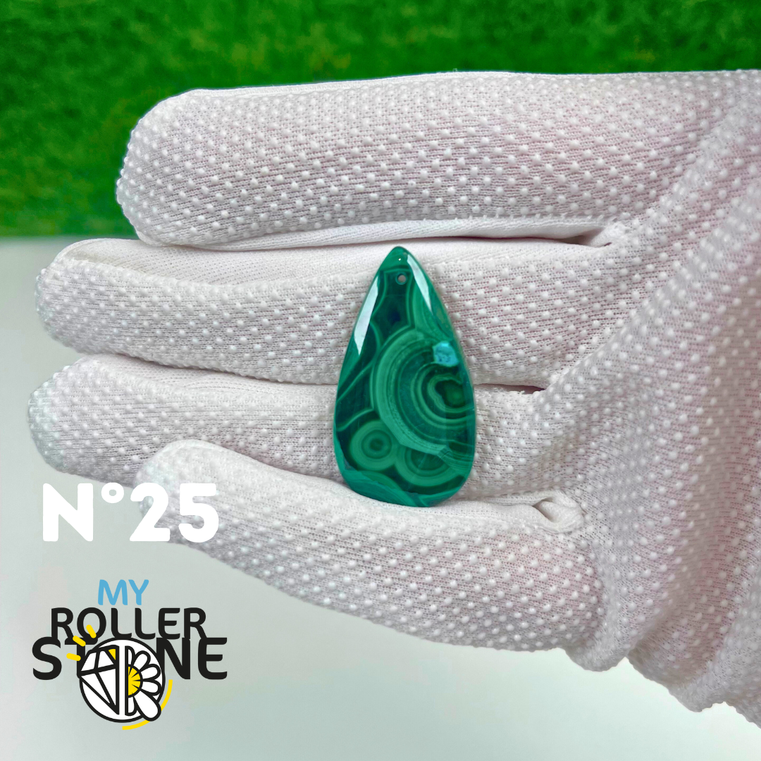 Pendentif Malachite 5A percé