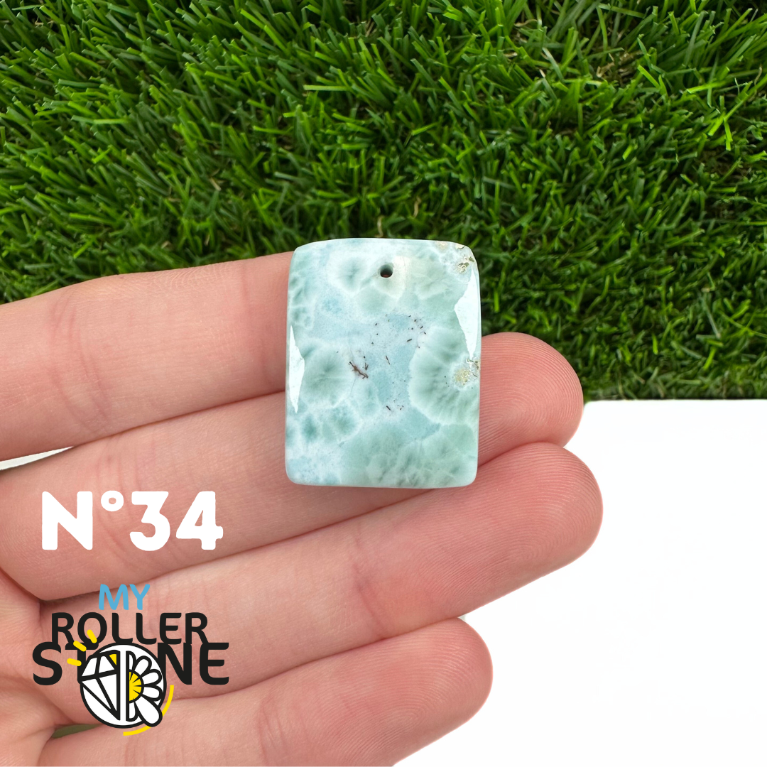 Pendentif Larimar 5A percé