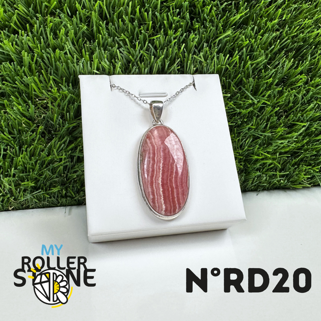 Pendentif Argent Rhodochrosite #20
