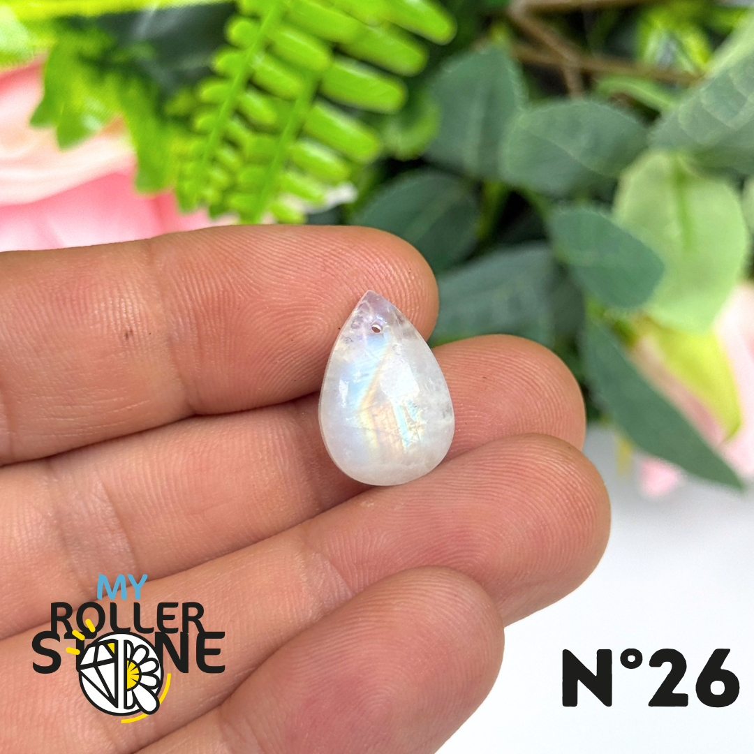 Petits Pendentifs Pierre de lune Forme Libre 5A