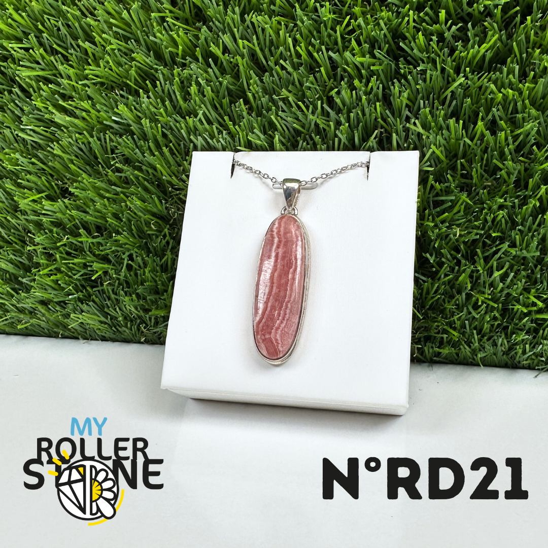 Pendentif Argent Rhodochrosite #21
