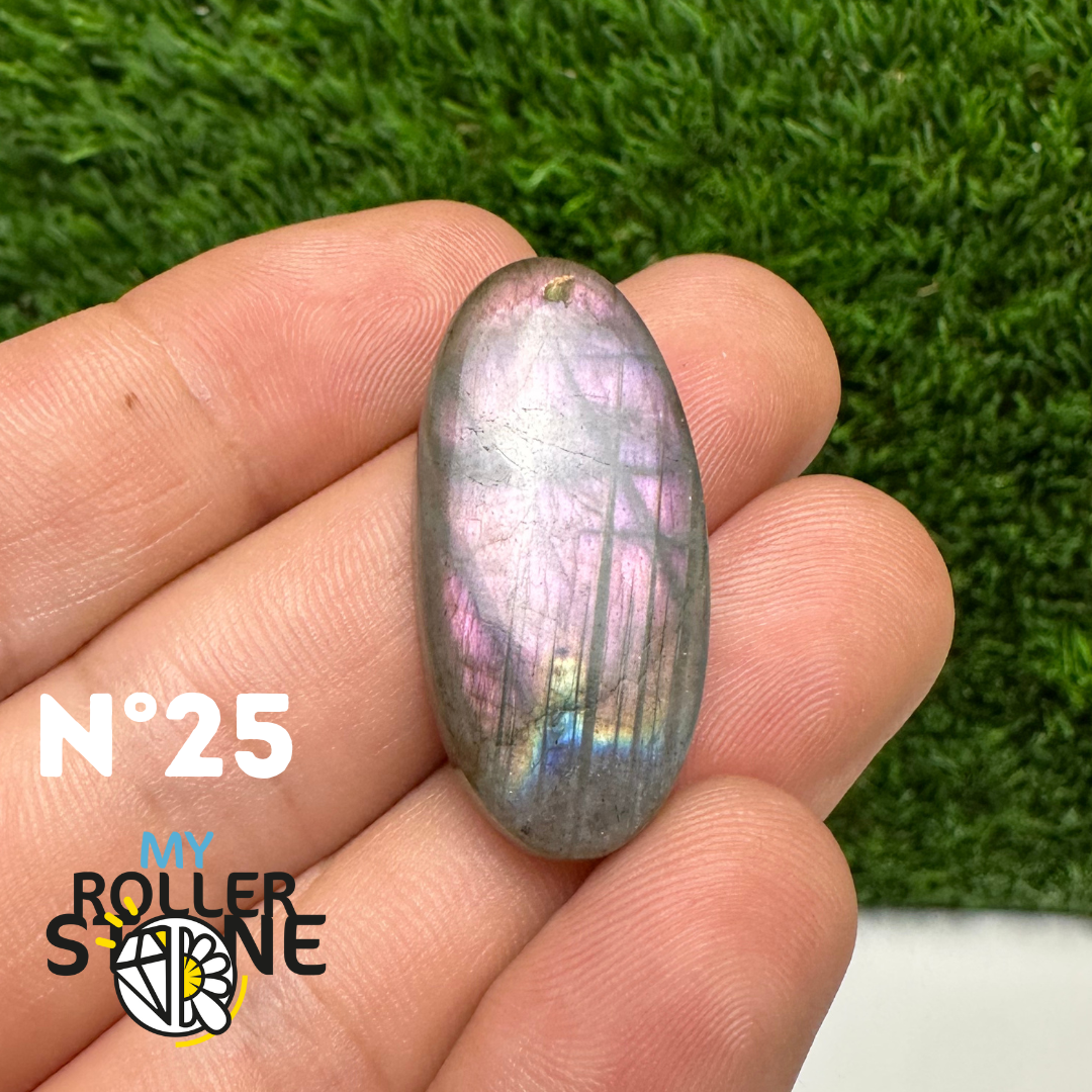 Pendentifs Labradorite Violette forme Libre 5A
