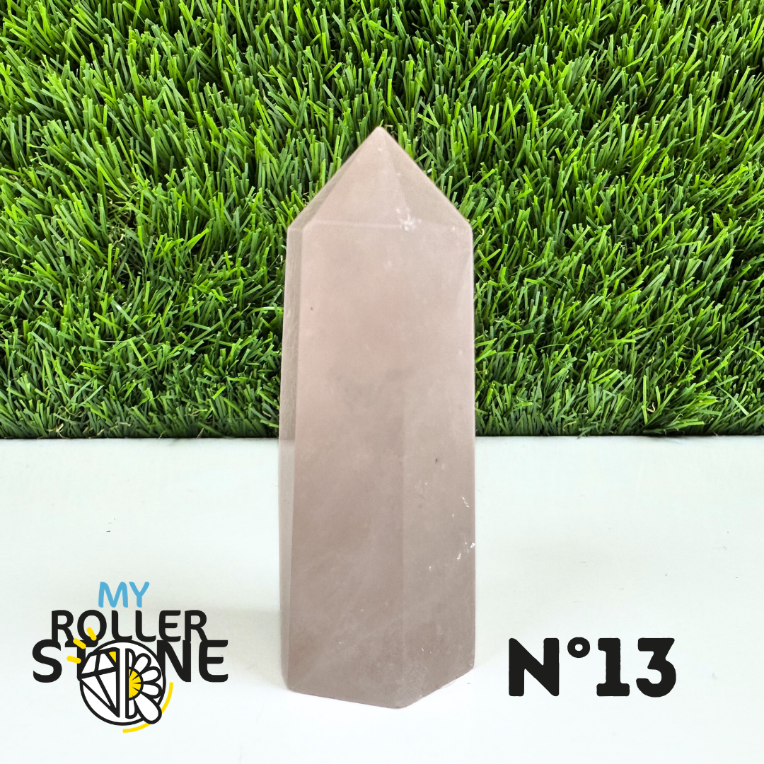 Pointes Pierre Quartz Rose