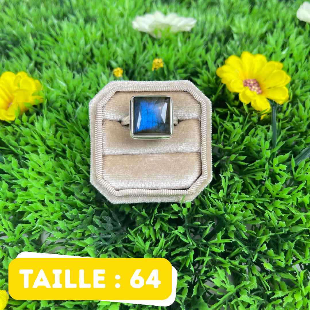 Bague Labradorite Bluefire #326