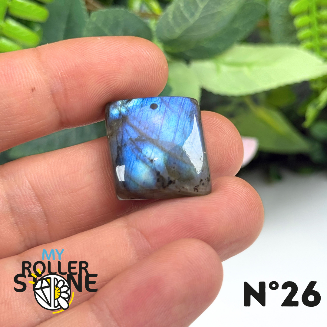 Pendentif Percé Labradorite Multi Fire 5A