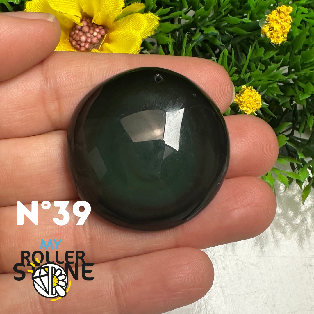 Pendentif Obsidienne Arc-en-Ciel 5A (Oeil céleste)