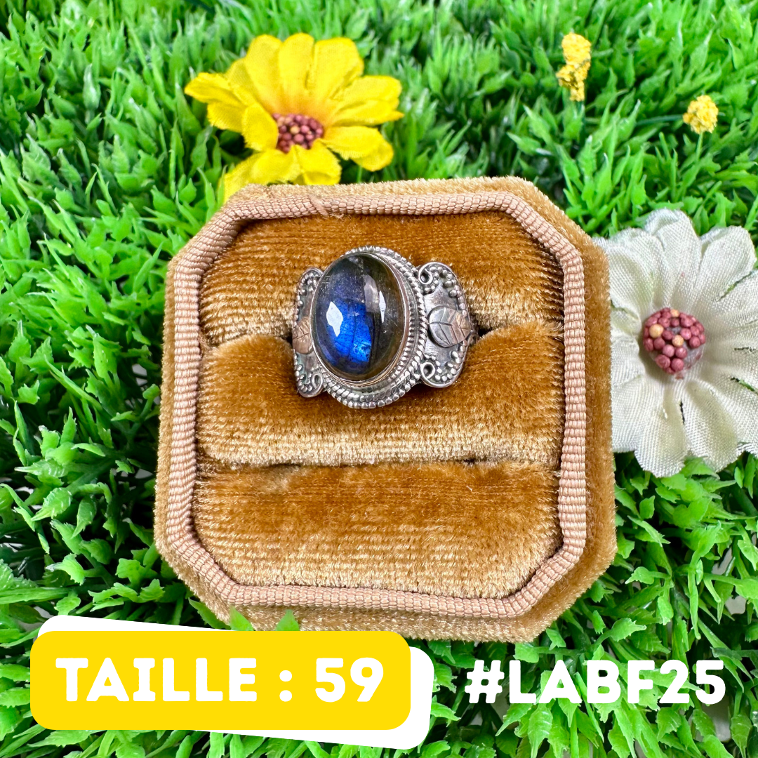 Bague Labradorite Bluefire #LABF25