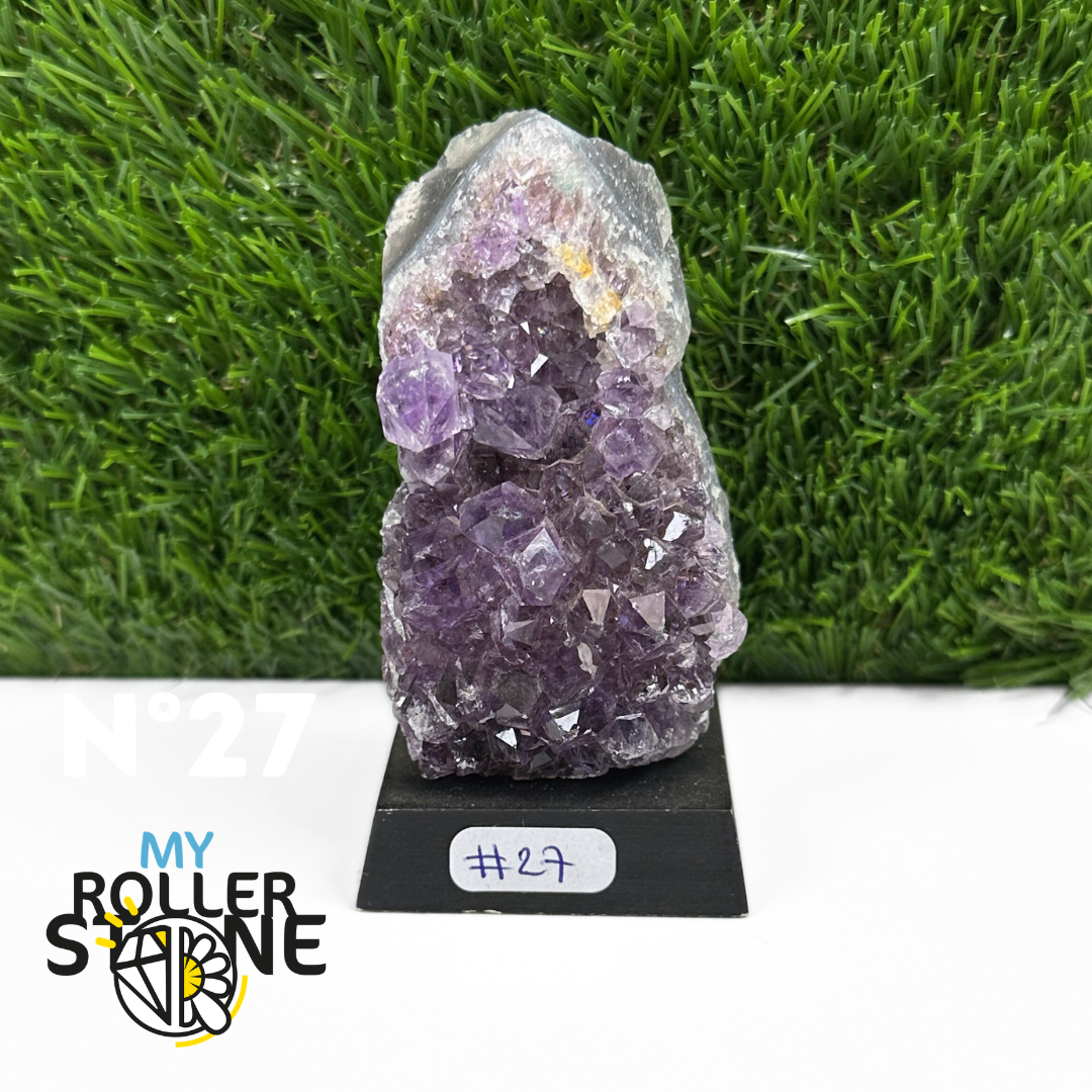 Améthyste sur socle