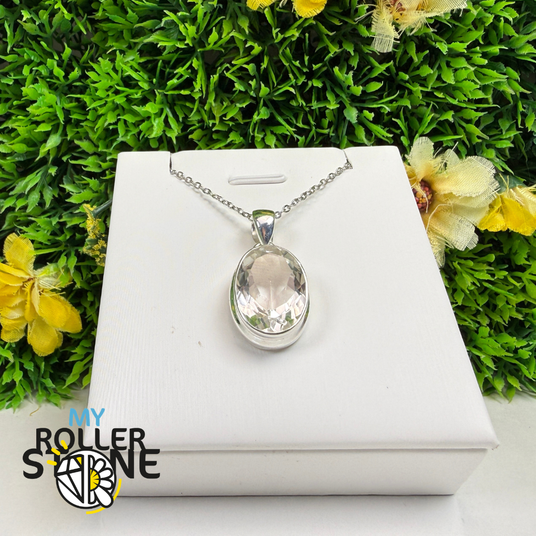 Pendentif Cristal de Roche Argent 925 – CRYP1867