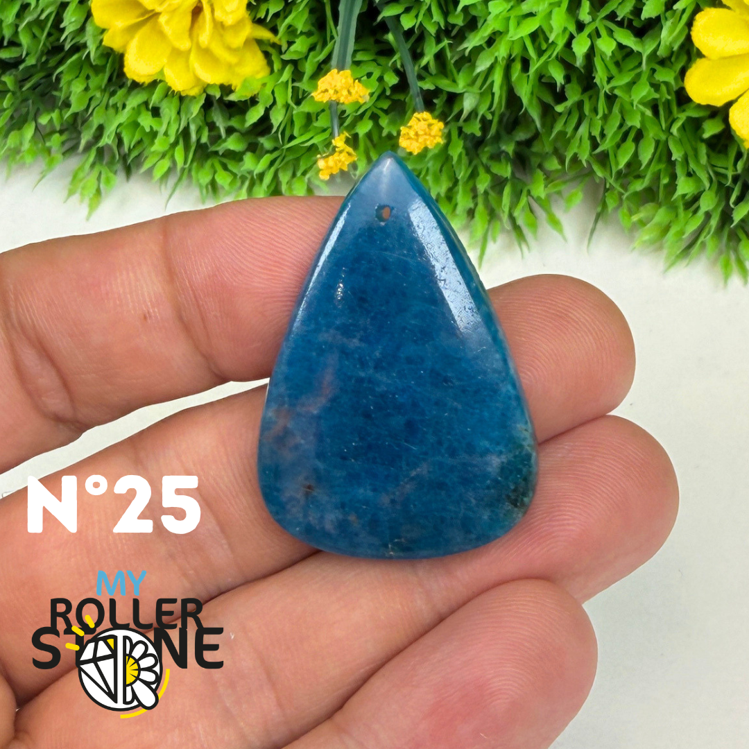Pendentif Apatite bleue 3A