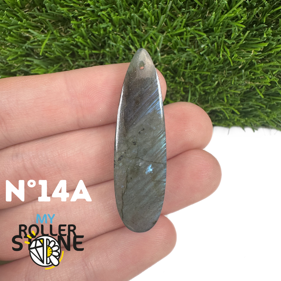 Pendentif Percé Labradorite Goutte