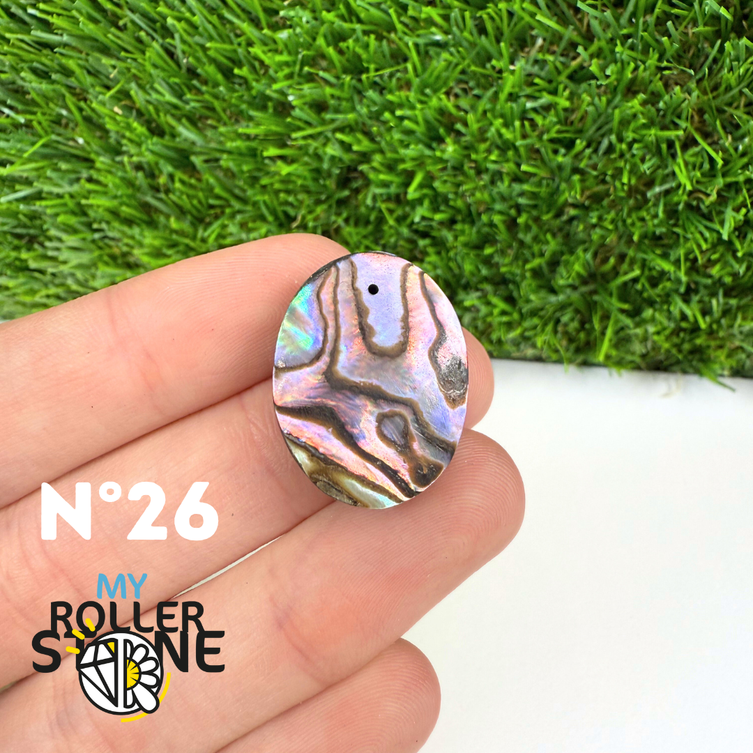 Pendentif en Abalone Forme Libre 5A