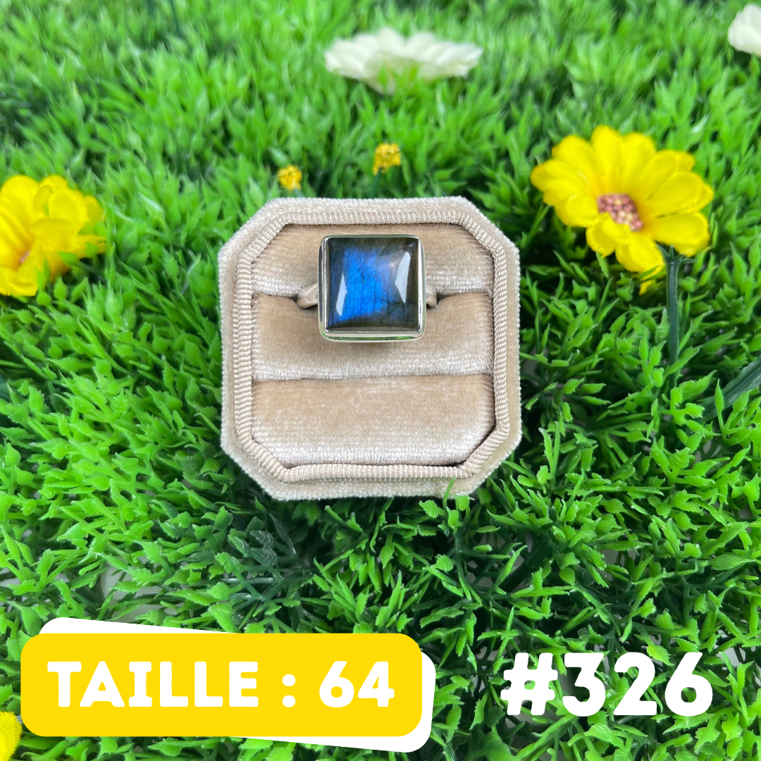 Bague Labradorite Bluefire #326