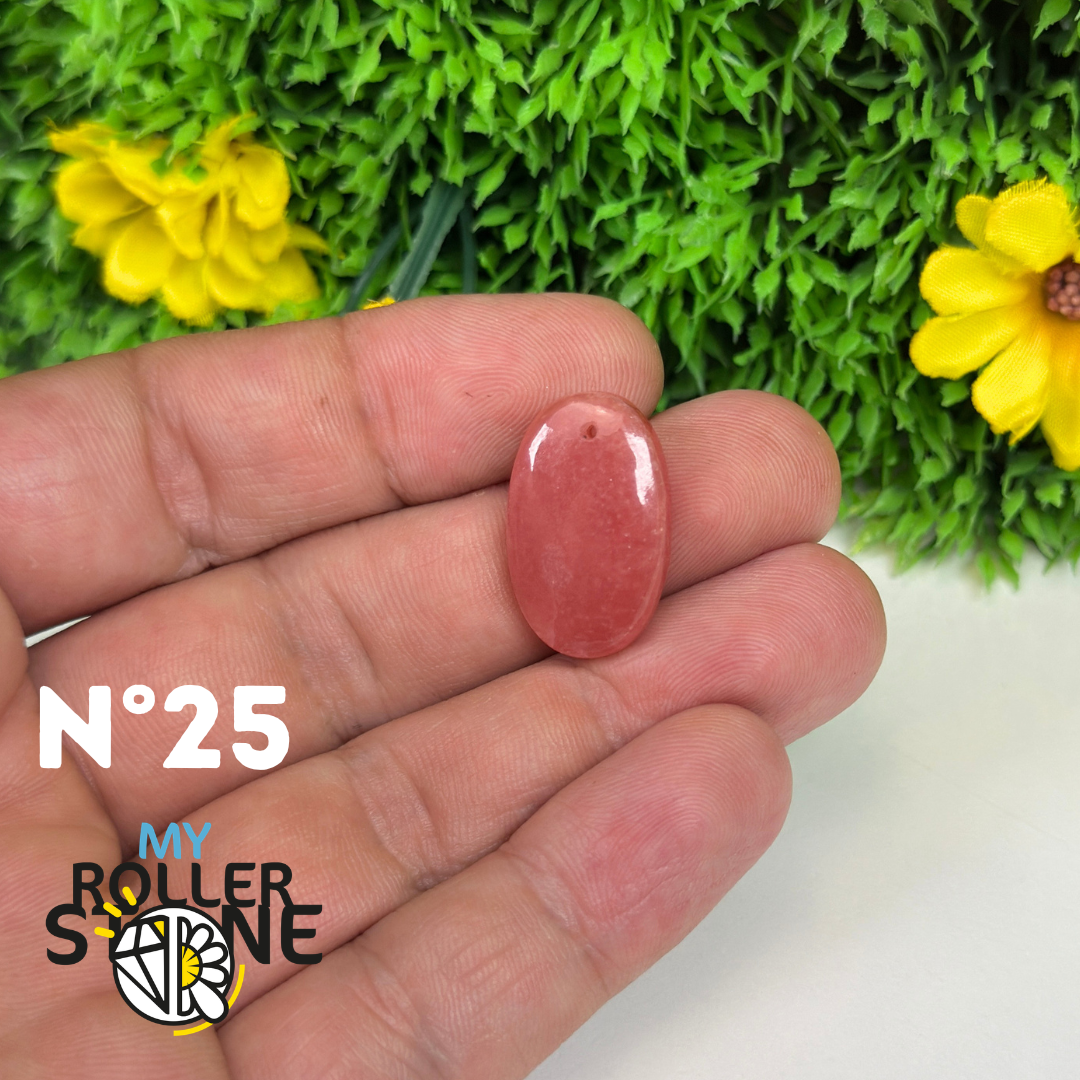Pendentif percé Rhodochrosite Qualité gemme