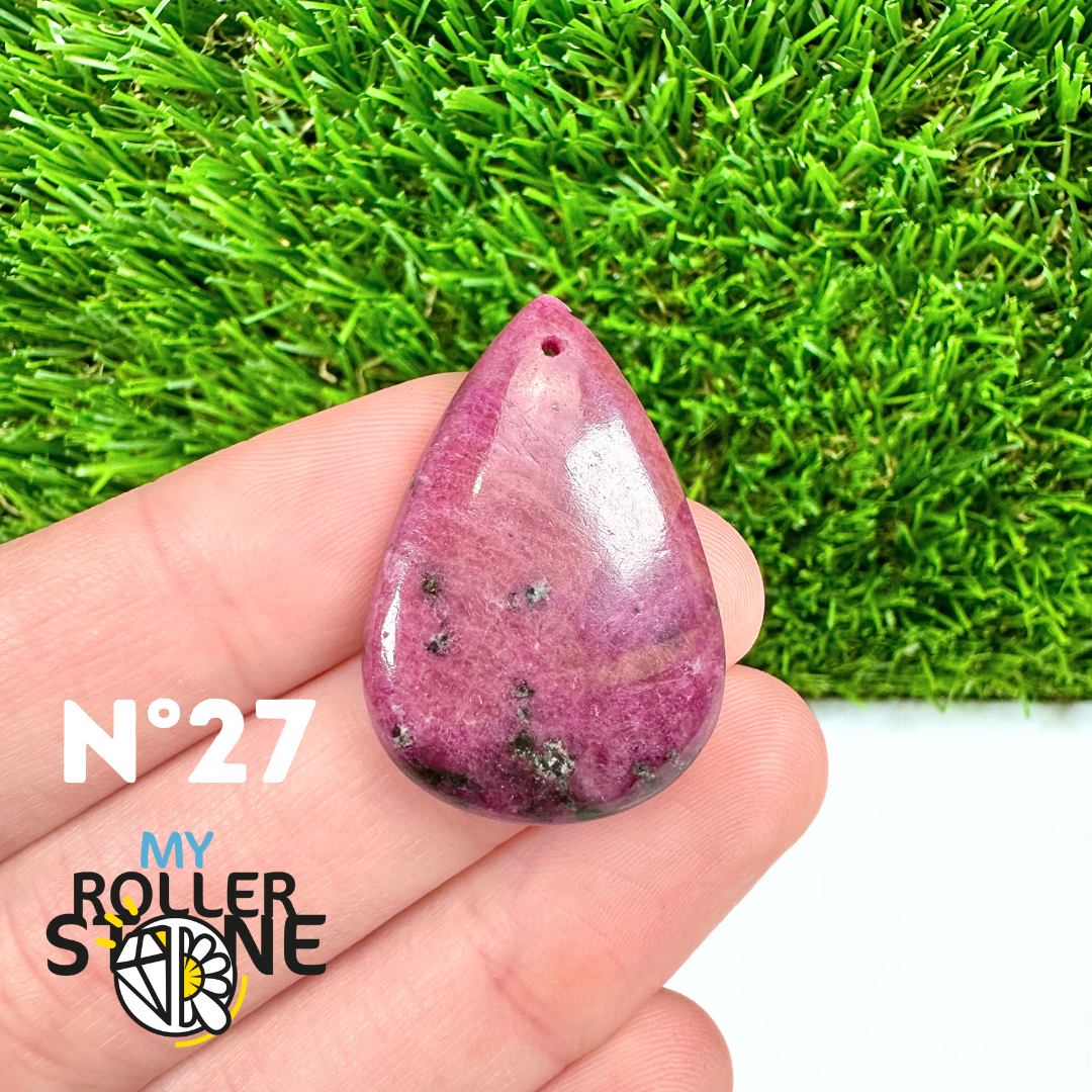 Pendentif Percé Rubis 3A