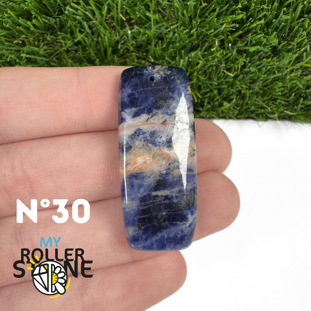 Pendentifs Sodalite Orange Forme Libre 5A
