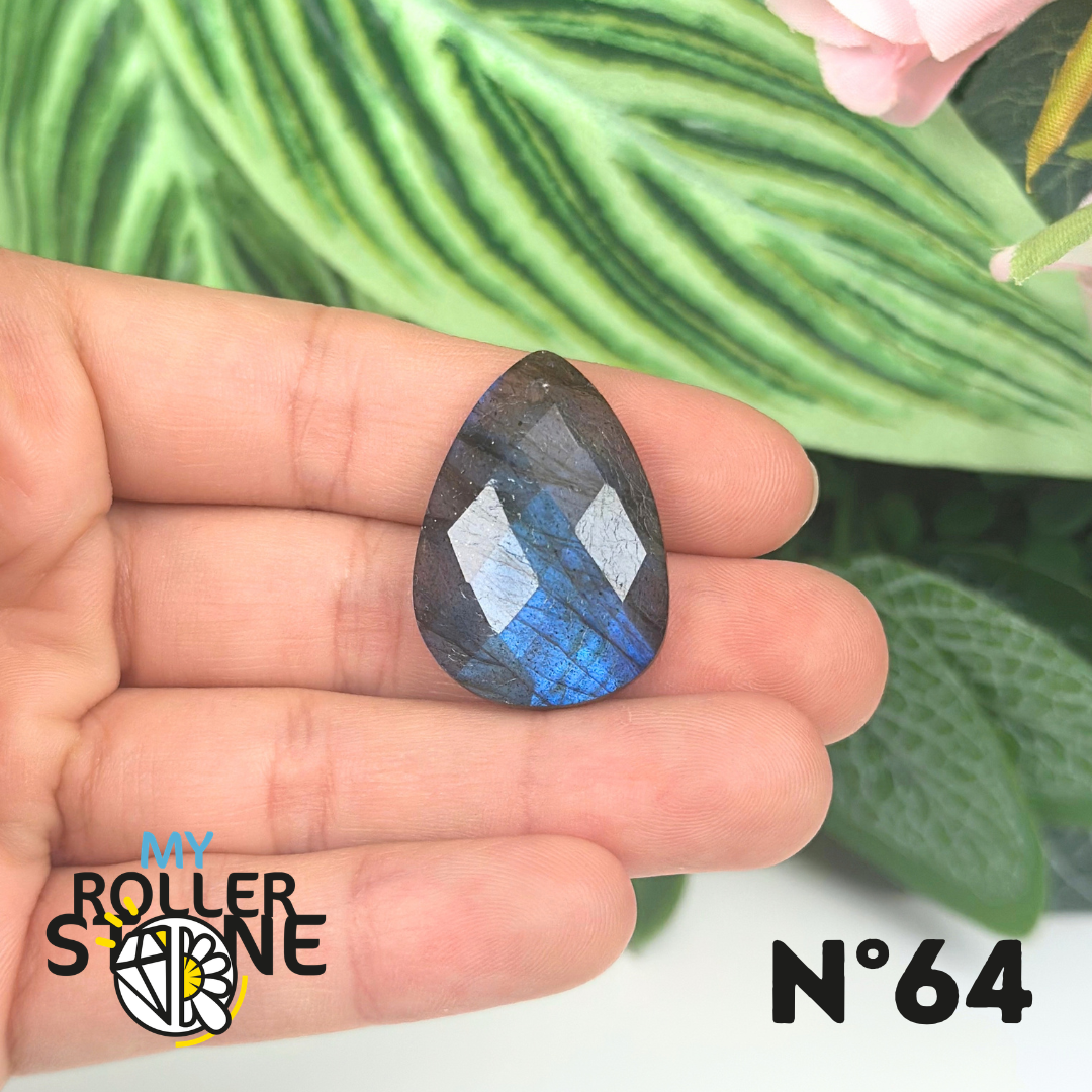 Pendentifs Labradorite Blue Fire Facettée 5A